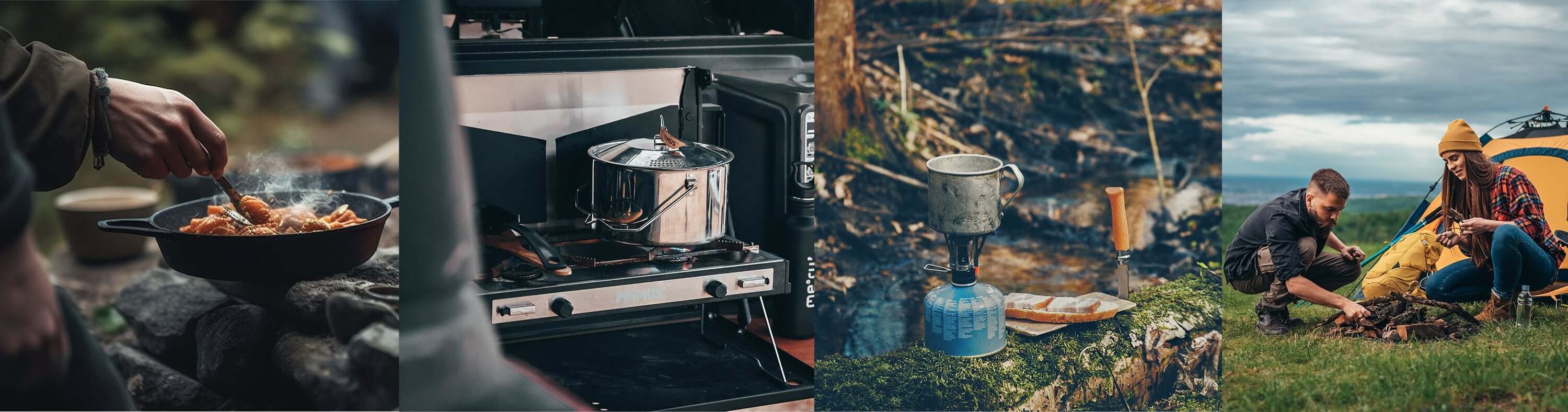 Campingtöpfe und Campinggeschirr