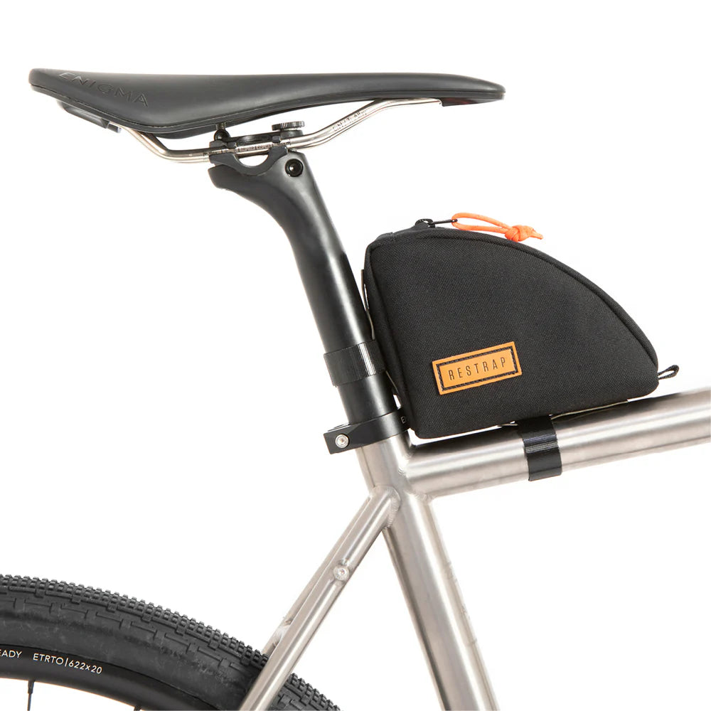 RESTRAP Rear Top Tube Bag 1L black Fahrradtasche Auf und Davon Outdoor Equipment