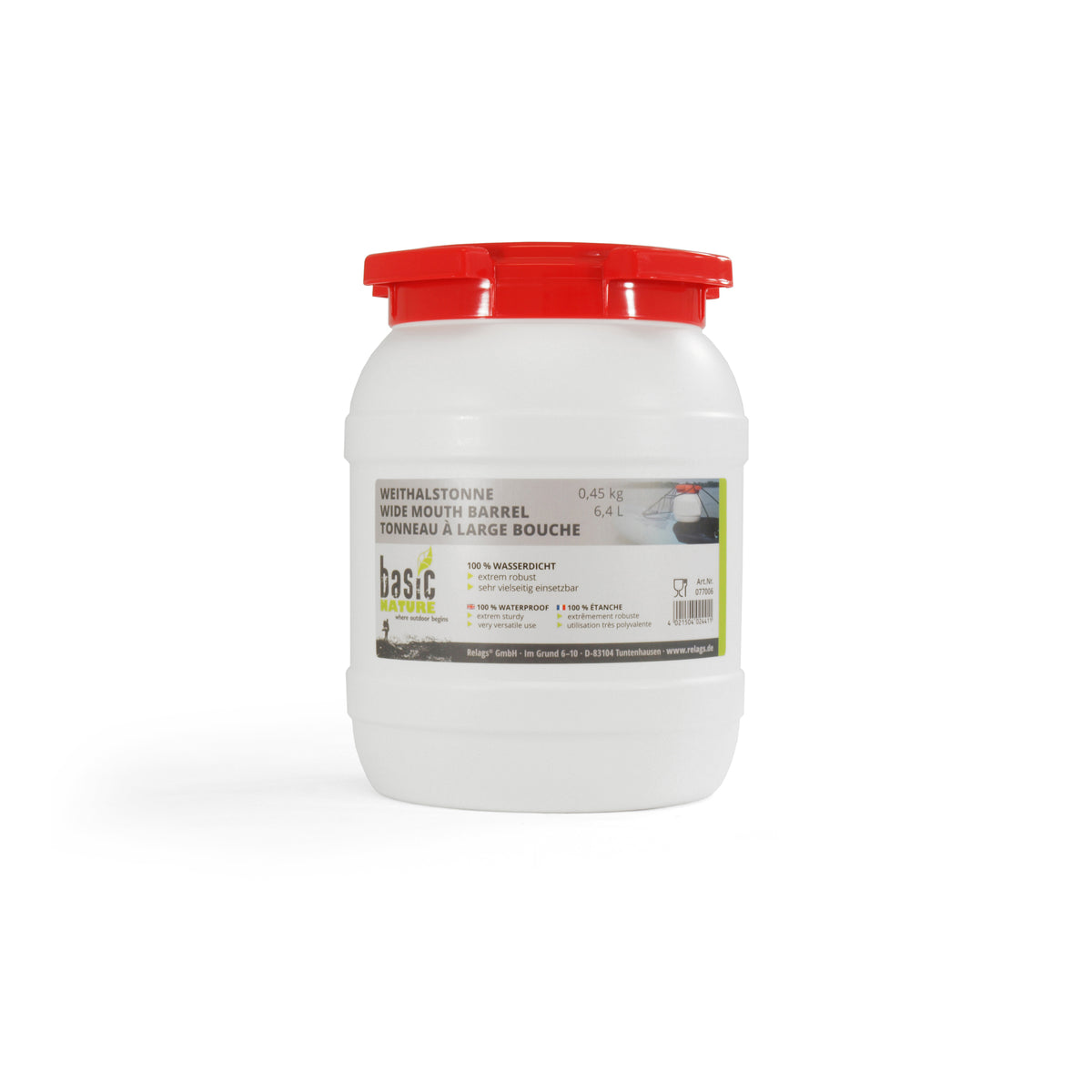 BasicNature Weithalstonne 6,4 L