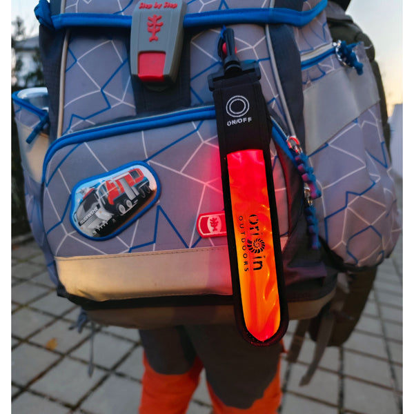 Origin Outdoors LED-Anhänger Leuchtanhänger reflektierend LED Licht neon - Auf und Davon | Outdoor Equipment