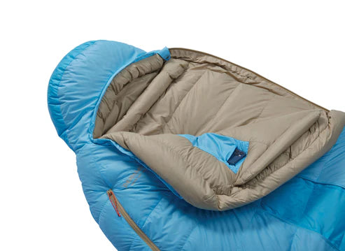 Therm-a-Rest Boost 650™ 20F/-6C Long Daunenschlafsack blau - Auf und Davon | Outdoor Equipment