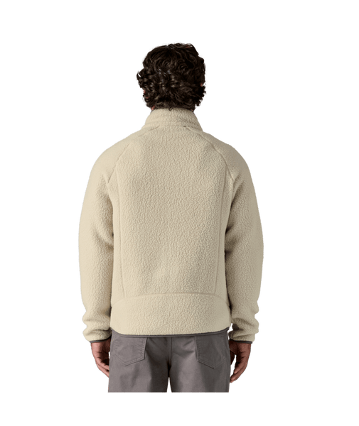Patagonia Men's Retro Pile Fleece Jacket | Fleecejacke beige Fairtrade Zipper Auf und Davon Outdoor Equipment