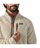 Patagonia Men's Retro Pile Fleece Jacket | Fleecejacke beige Fairtrade Zipper Auf und Davon Outdoor Equipment