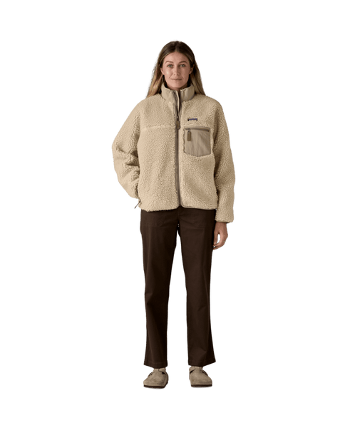 Patagonia Women's Classic Retro-X Fleece Jacket | Übergangsjacke natural Fleece Zipper Damen beige Auf und Davon Outdoor Equipment