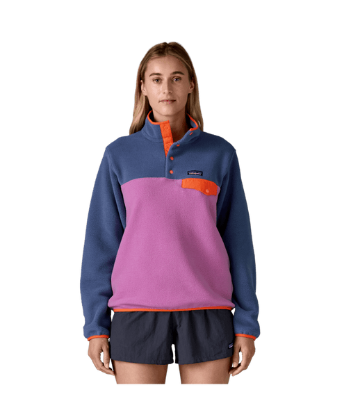 Patagonia Women's Lightweight Synchilla Snap-T Fleece Pullover | Fleecepullover brisk purple Retro Fleece Auf und Davon Outdoor Equipment
