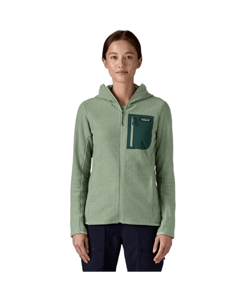 Women's R1 Air Fleece Full-Zip Hoody | Fleecejacke ellwood green Funktionstipper Laufjacke Sporthoody Auf und Davon Outdoor Equipment