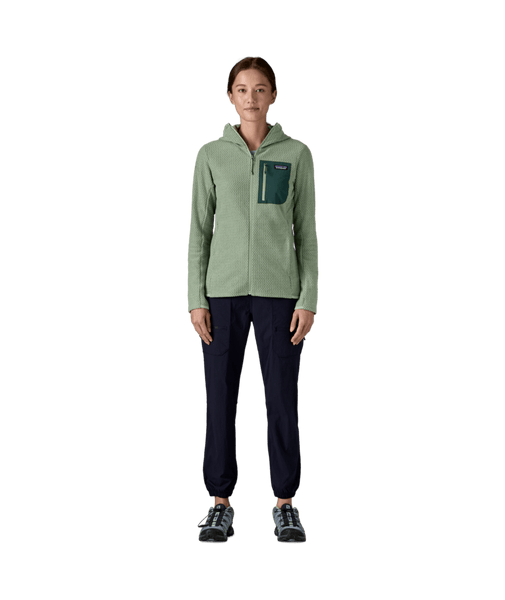 Women's R1 Air Fleece Full-Zip Hoody | Fleecejacke ellwood green Funktionstipper Laufjacke Sporthoody Auf und Davon Outdoor Equipment