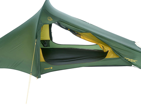 Nordisk Telemark 2.2 LW | 2-Personen Zelt Black Forest Green leichtes 2Personen Zelt Auf und Davon Outdoor Equipment