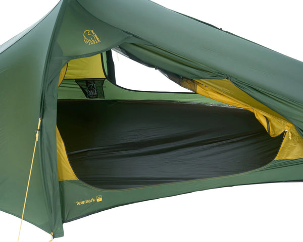 Nordisk Telemark 2.2 LW | 2-Personen Zelt Black Forest Green leichtes 2Personen Zelt Auf und Davon Outdoor Equipment