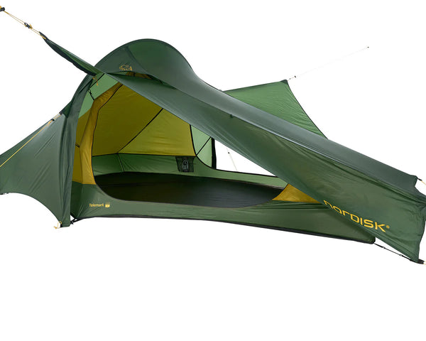 Nordisk Telemark 2.2 LW | 2-Personen Zelt Black Forest Green leichtes 2Personen Zelt Auf und Davon Outdoor Equipment