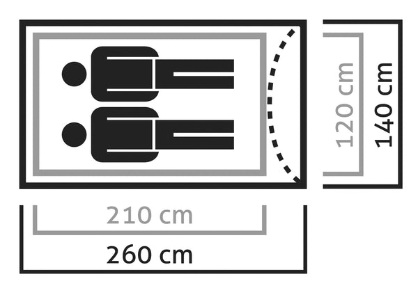 Litetrek II - 2-Personen-Zelt - Auf und Davon | Outdoor Equipment