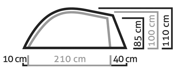 Litetrek II - 2-Personen-Zelt - Auf und Davon | Outdoor Equipment