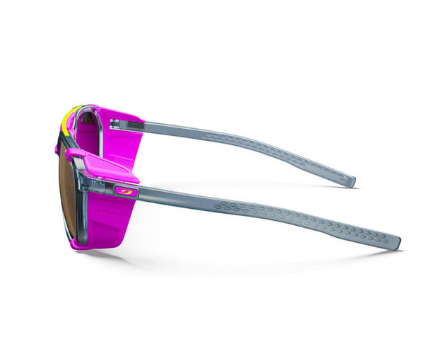 Julbo SLACK COVER Spectron 4 | Gletscherbrille blau rosa Sportsonnenbrille