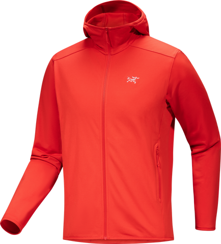 Arc'teryx Kyanite Lightweight Hoody Men's dynasty Fleecehoody Herren rot Auf und Davon Outdoor Equipment