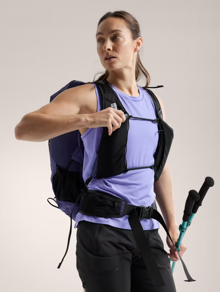 Arc'teryx Lana Merino Wool Tank Women's moonstone Merinotop Damen flieder Auf und Davon Outdoor Equipment