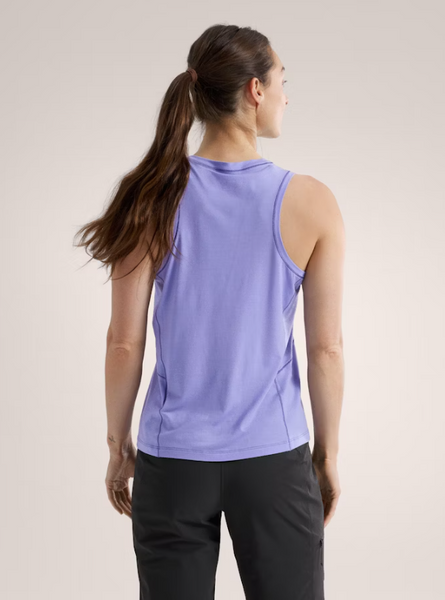 Arc'teryx Lana Merino Wool Tank Women's moonstone Merinotop Damen flieder Auf und Davon Outdoor Equipment