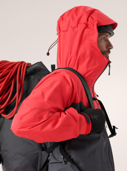 Arcteryx Alpha Jacket Men's dynasty/dk grey Hybrid Jacke rot/grau Auf und Davon Outdoor Equipment