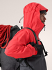 Arcteryx Alpha Jacket Men's dynasty/dk grey Hybrid Jacke rot/grau Auf und Davon Outdoor Equipment