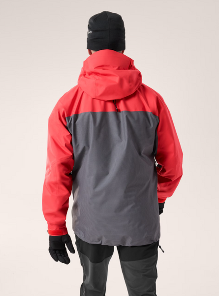 Arcteryx Alpha Jacket Men's dynasty/dk grey Hybrid Jacke rot/grau Auf und Davon Outdoor Equipment