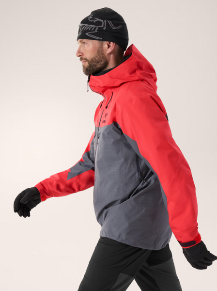 Arcteryx Alpha Jacket Men's dynasty/dk grey Hybrid Jacke rot/grau Auf und Davon Outdoor Equipment