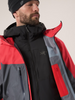 Arcteryx Alpha Jacket Men's dynasty/dk grey Hybrid Jacke rot/grau Auf und Davon Outdoor Equipment