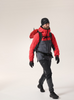 Arcteryx Alpha Jacket Men's dynasty/dk grey Hybrid Jacke rot/grau Auf und Davon Outdoor Equipment
