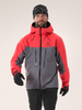 Arcteryx Alpha Jacket Men's dynasty/dk grey Hybrid Jacke rot/grau Auf und Davon Outdoor Equipment