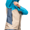 Bergans Women's Vaagaa 3L Shell Jacket Hardshelljacke aqua lagoon warm sand granite blue Regenjacke Damen Auf und Davon Outdoor Equipment