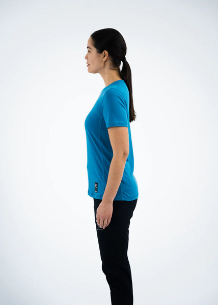 Blackyak Damen Gyr Performance Sportshirt lyons blue Funktionsshirt Auf und Davon Outdoor Equipment