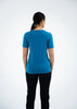 Blackyak Damen Gyr Performance Sportshirt lyons blue Funktionsshirt Auf und Davon Outdoor Equipment