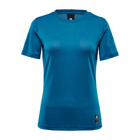 Blackyak Damen Gyr Performance Sportshirt lyons blue Funktionsshirt Auf und Davon Outdoor Equipment