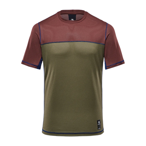 Blackyak Herren Gyr Performance | Sportshirt rum raisin Funktionsshirt Performance shirt Auf und Davon Outdoor Equipment