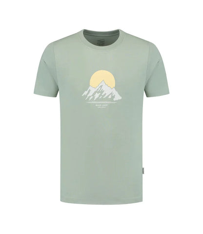 Blue Loop M Refibra Sundown Tshirt - Herren iceberg green Auf und Davon Outdoor Equipment