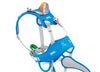 Petzl Ouistiti Kinderklettergurt Ganzkörper Klettergurt Brustklettergurt METHYL BLUE blau grau Auf und Davon Outdoor Equipment