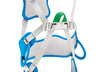 Petzl Ouistiti Kinderklettergurt Ganzkörper Klettergurt Brustklettergurt METHYL BLUE blau grau Auf und Davon Outdoor Equipment