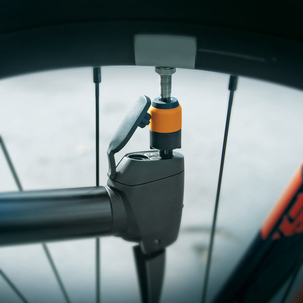 SKS Pumpenkopf mit CLIK TEC-Adapter am Schwalbe Clik Valve