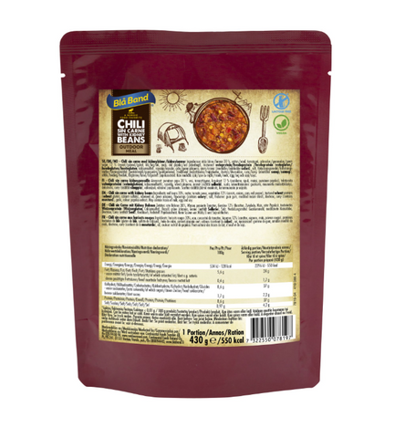 Chili sin Carne with Kidney Beans (Wet P.) - Outdoor Essen - Auf und Davon | Outdoor Equipment