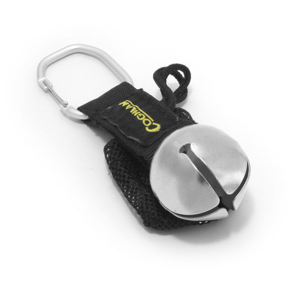 Coghlans Bären-Glocke mit Karabiner  magnetische Sicherung silber Auf und Davon Outdoor Equipment