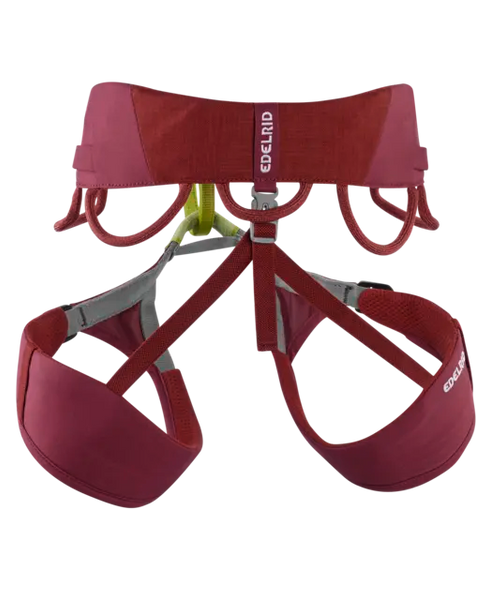 Edelrid Jayne IV Klettergurt rhubarb red Damenklettergurt Damen rot Auf und Davon Outdoor Equipment