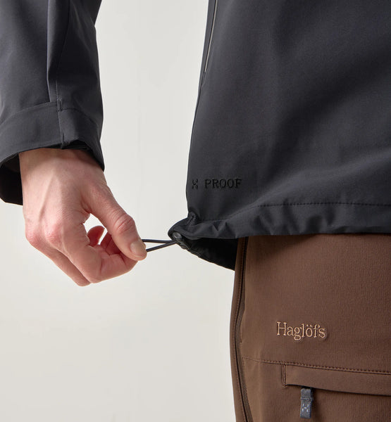 Haglöfs Front Proof II Jacket Women | Hardshelljacke true black Regenjacke Wanderjacke Auf und Davon Outdoor Equipment