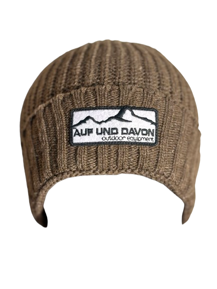 Auf und Davon Strickmütze - Braun