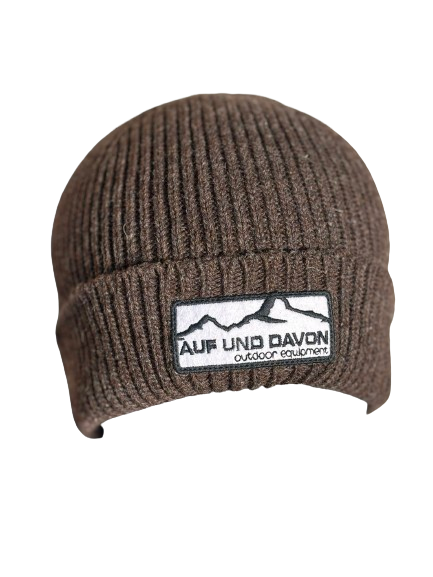 Auf und Davon Strickmütze - Dunkelbraun
