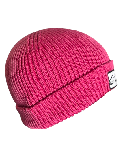 Auf und Davon Strickmütze - Pink