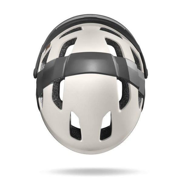 ITINERAIRE EVO Reactiv 0-3 | Fahrradhelm beige/schwarz High-End-Fahradhelm mit Visier Auf und Davon Outdoor Equipment