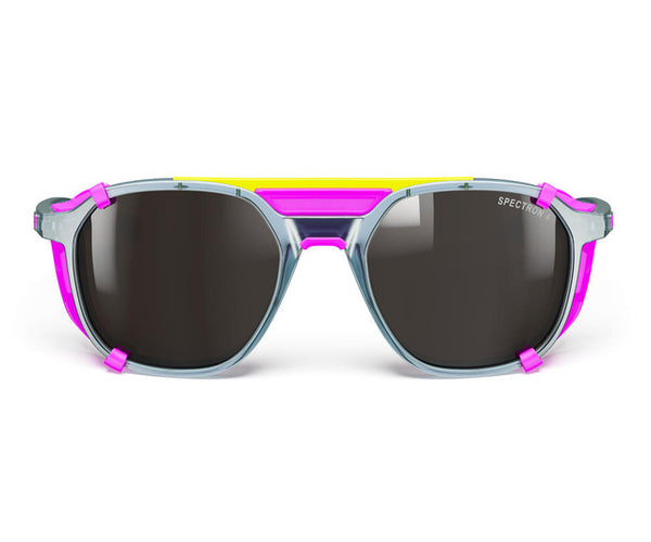 Julbo SLACK COVER Spectron 4 | Gletscherbrille blau rosa Sportsonnenbrille