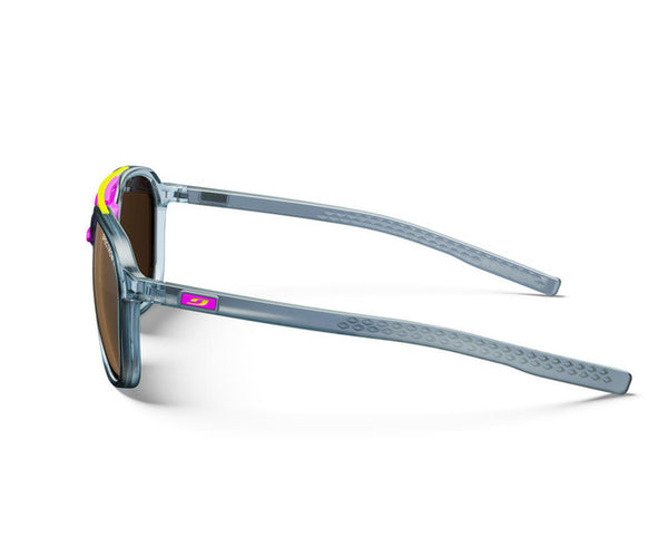 Julbo SLACK COVER Spectron 4 | Gletscherbrille blau rosa Sportsonnenbrille