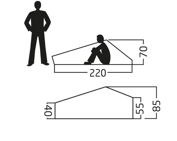 Nordisk Lofoten 1-Personen Innenzelt mustard yellow Auf und Davon Outdoor Equipment