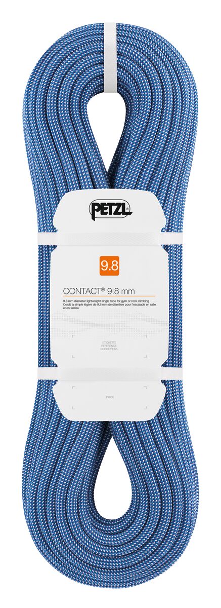 Petzl Contact 9.8mm 80m Einfachseil Kletterseil blau Auf und Davon Outdoor Equipment