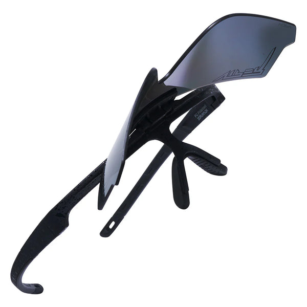 Pit Viper The Flip-Offs HDPV - Blacking Out Fahrradbrille schwarz Laufbrille schnelle Brille klappbar Auf und Davon Outdoor Equipment
