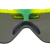 Pit Viper The Flip-Offs HDPV - Rec Center Fahrradbrille blau gelb grün gesprenkelt schnelle Brille Laufbrille klappbar Auf und Davon Outdoor Equipment